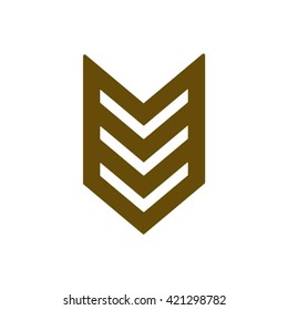  arrow  icon, vector illustration. Flat design style