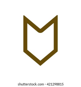  arrow  icon, vector illustration. Flat design style