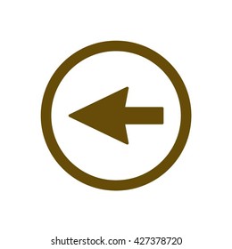  Arrow   icon, vector illustration. Flat design style
