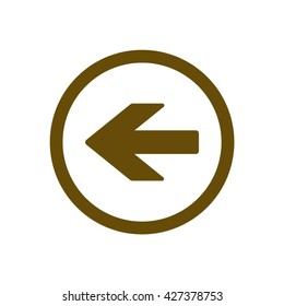  Arrow   icon, vector illustration. Flat design style
