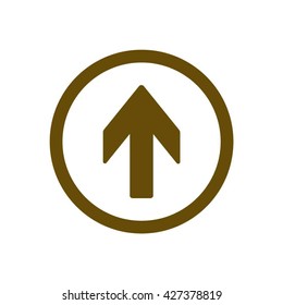  Arrow   icon, vector illustration. Flat design style