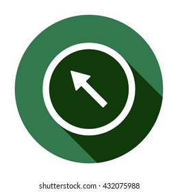  arrow  icon, vector illustration. Flat design style