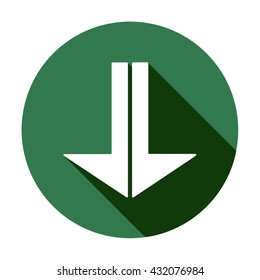  arrow  icon, vector illustration. Flat design style