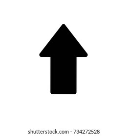 up arrow Icon, vector illustration. Flat design style. vector up icon illustration isolated on White background, up icon Eps10. up arrow icons graphic design vector symbols