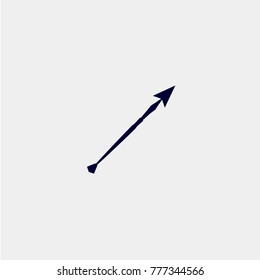 arrow icon, Vector illustration. hunter arrow icon vector