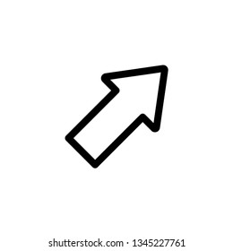  Arrow Icon Vector Illustration Logo Template