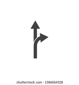 Arrow icon vector illustration Logo Template design