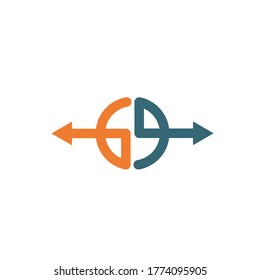 Arrow icon vector illustration Logo Template design
