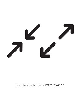 diseño de logotipo de ilustración de vector de icono de flecha