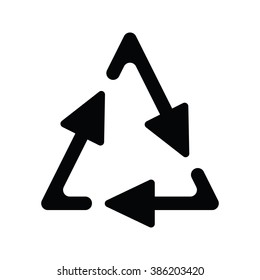Arrow Icon Vector Illustration on the white background.