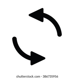 Arrow Icon Vector Illustration on the white background.