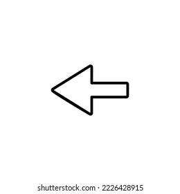 Arrow icon vector illustration. Arrow sign and symbol for web design.