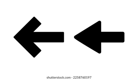 Arrow icon vector illustration. Arrow sign and symbol for web design.
