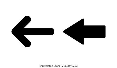 Arrow icon vector illustration. Arrow sign and symbol for web design.