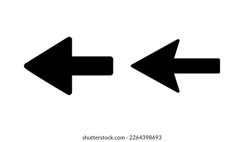 Arrow icon vector illustration. Arrow sign and symbol for web design.