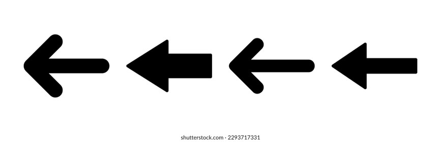 Arrow icon vector illustration. Arrow sign and symbol for web design.