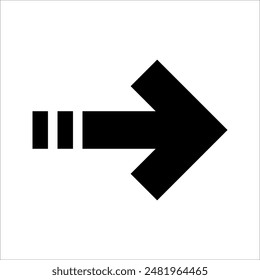 Pfeilsymbol-Vektorillustration. Pfeilsymbol und Symbol für Webdesign.