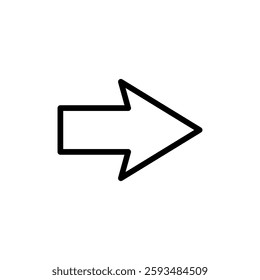 Arrow icon vector illustration. Arrow sign and symbol for web design.