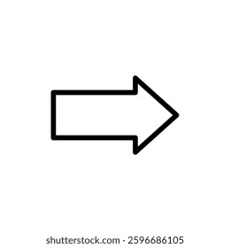 Arrow icon vector illustration. Arrow sign and symbol for web design.