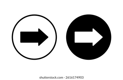 Arrow icon vector illustration. Arrow sign and symbol for web design.