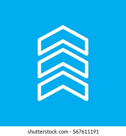 arrow icon vector illustration sign symbol