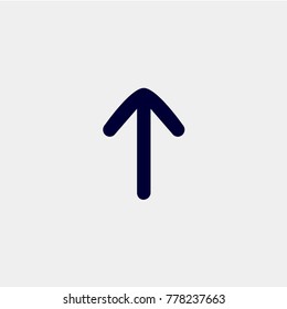 up arrow icon, Vector illustration. up sign