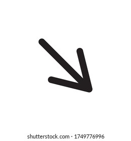 Arrow Icon Vector Illustration Style