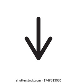 Estilo de iluminación del vector de iconos de flecha