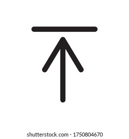 Estilo de iluminación del vector de iconos de flecha