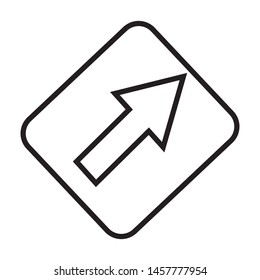 arrow icon vector illustration template