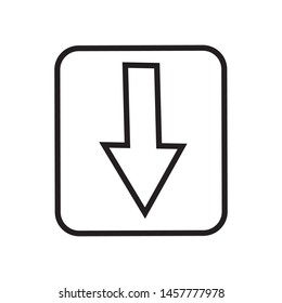 arrow icon vector illustration template