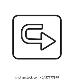 arrow icon vector illustration template