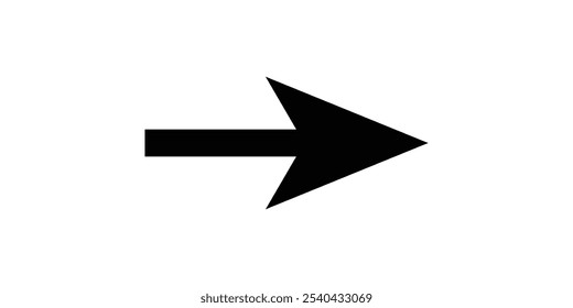 Arrow icon vector illustration white background. vector