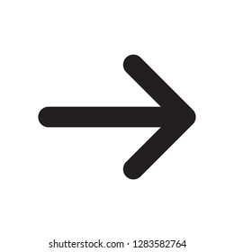 Arrow icon vector isolated