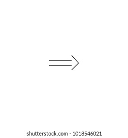 Arrow icon vector isolated on white background. Trendy arrow icon in flat style. Template for app, ui and logo, vector illustration eps 10