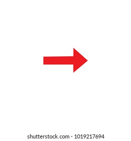 Arrow icon vector isolated on white background. Trendy arrow icon in flat style. Template for app, ui and logo, vector illustration eps 10