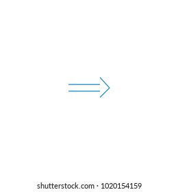 Arrow icon vector isolated on white background. Trendy arrow icon in flat style. Template for app, ui and logo, vector illustration eps 10