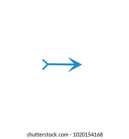 Arrow icon vector isolated on white background. Trendy arrow icon in flat style. Template for app, ui and logo, vector illustration eps 10