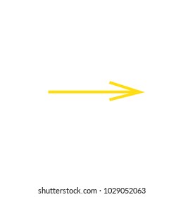 Arrow icon vector isolated on white background. Trendy arrow icon in flat style. Template for app, ui and logo, vector illustration eps 10
