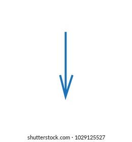 Arrow icon vector isolated on white background. Trendy arrow icon in flat style. Template for app, ui and logo, vector illustration eps 10