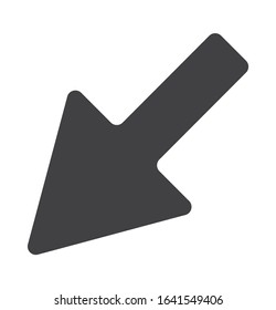 Arrow icon vector isolated on background. illustration EPS 10. 