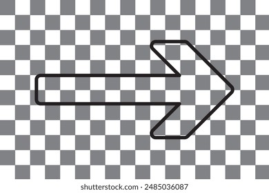 Icône  Image vectorielle isolée sur fond blanc. Symbole de flèche. Icône Flèche  Image vectorielle