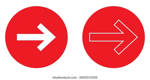 Arrow icon vector isolated on white background. Arrow symbol. Arrow vector icon