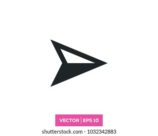 Arrow Icon Vector Logo Template