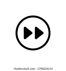 Arrow icon vector. Next symbol illustration on white background