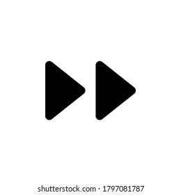 Arrow icon vector. Next symbol illustration on white background