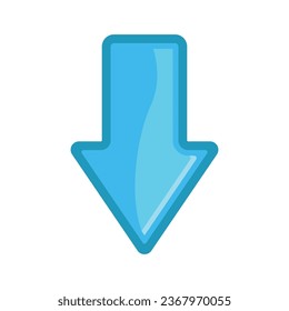 Arrow icon vector on trendy design