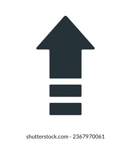 Arrow icon vector on trendy design