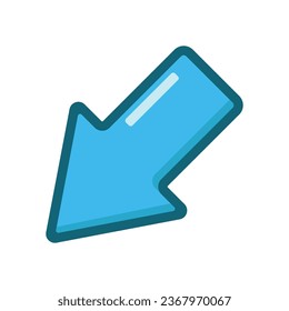 Arrow icon vector on trendy design