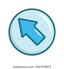 Arrow icon vector on trendy design